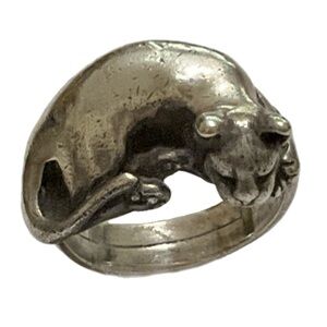 Ring - James Yesberger Sterling Cat - Kitten